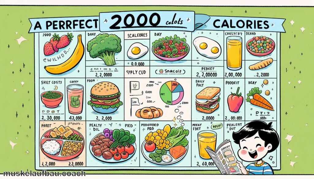 2000 Kalorien am Tag » Der perfekte Ernährungsplan